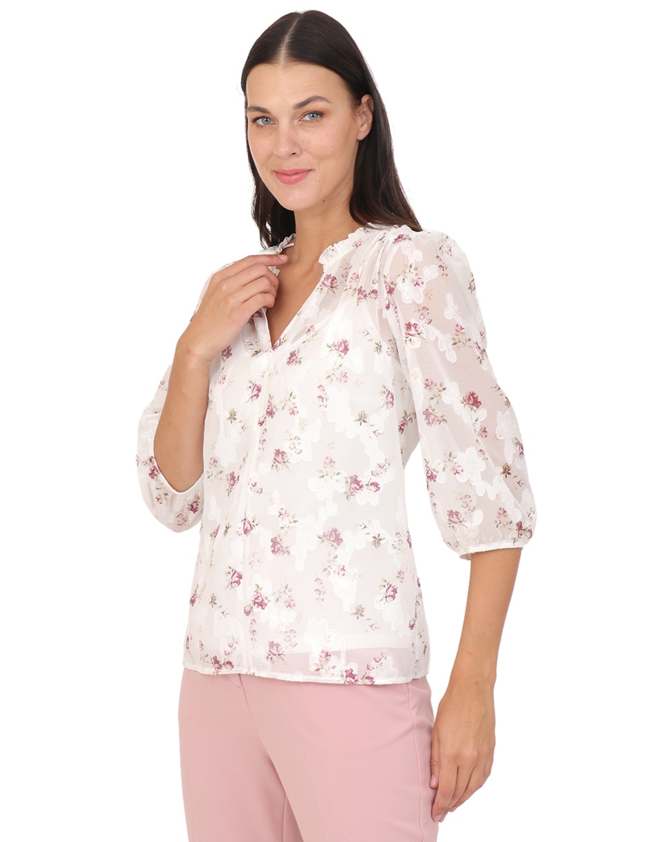Blusa manga 3/4 para mujer 3