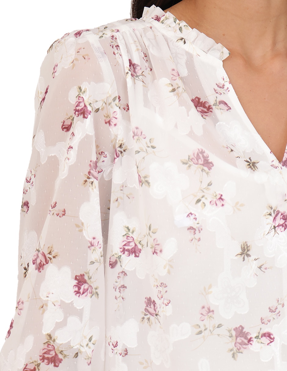 Blusa manga 3/4 para mujer 4