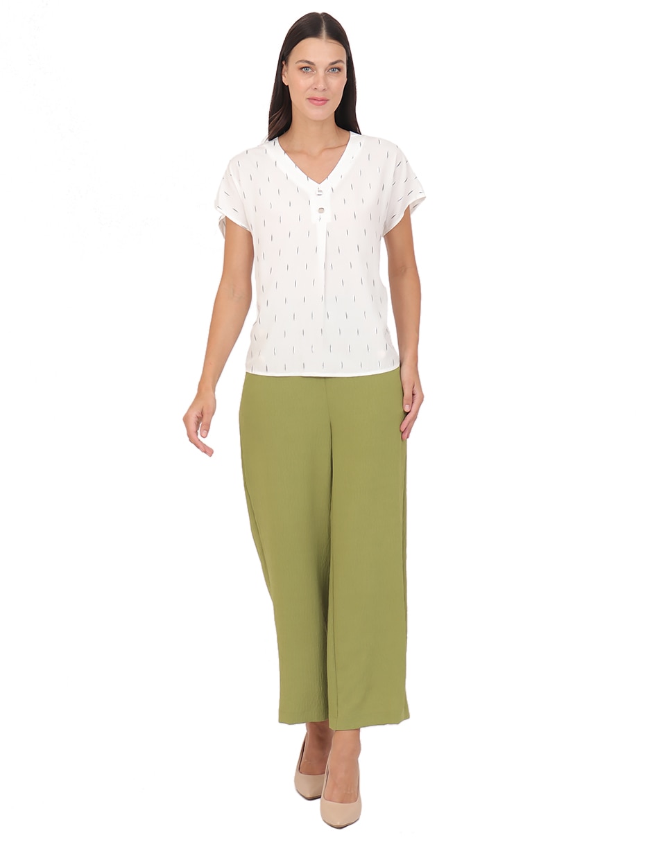 Blusa manga corta para mujer 2