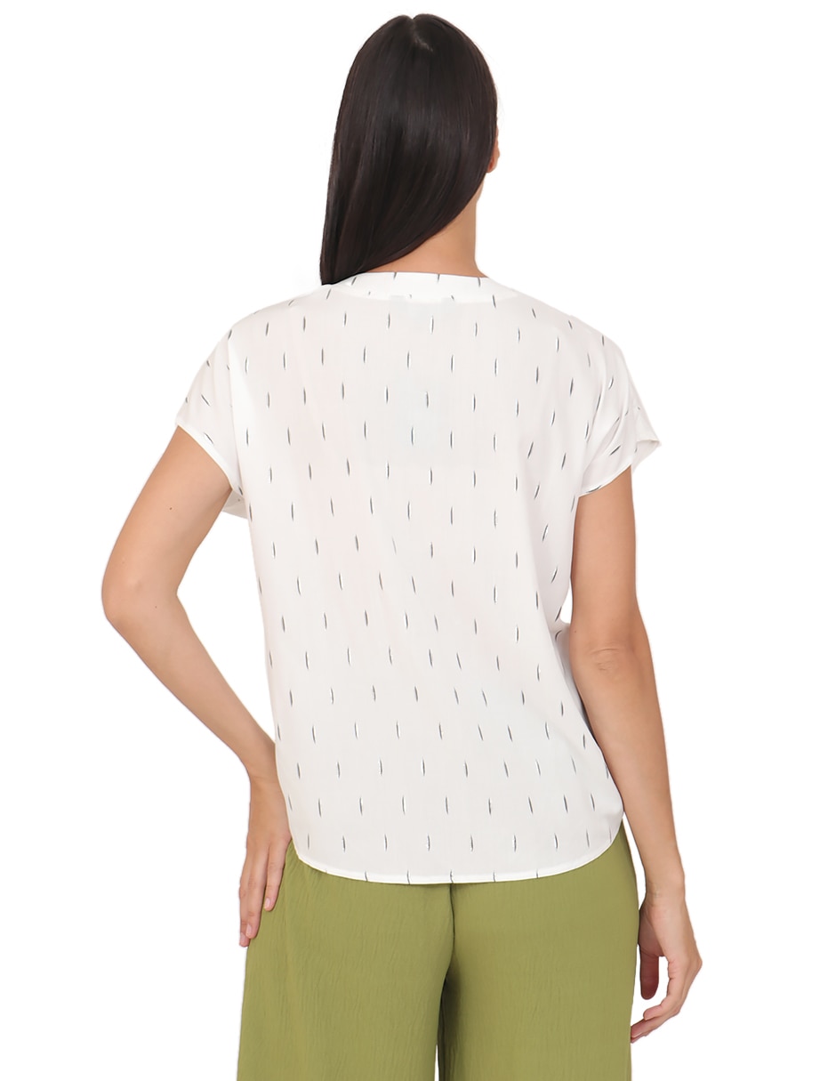 Blusa manga corta para mujer 6