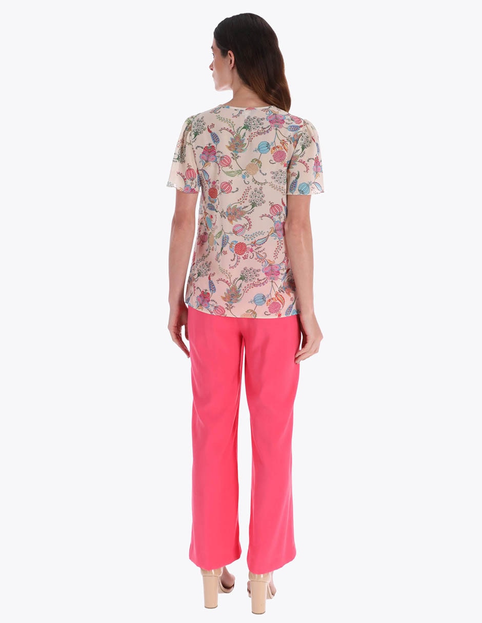 Blusa manga corta para mujer 2
