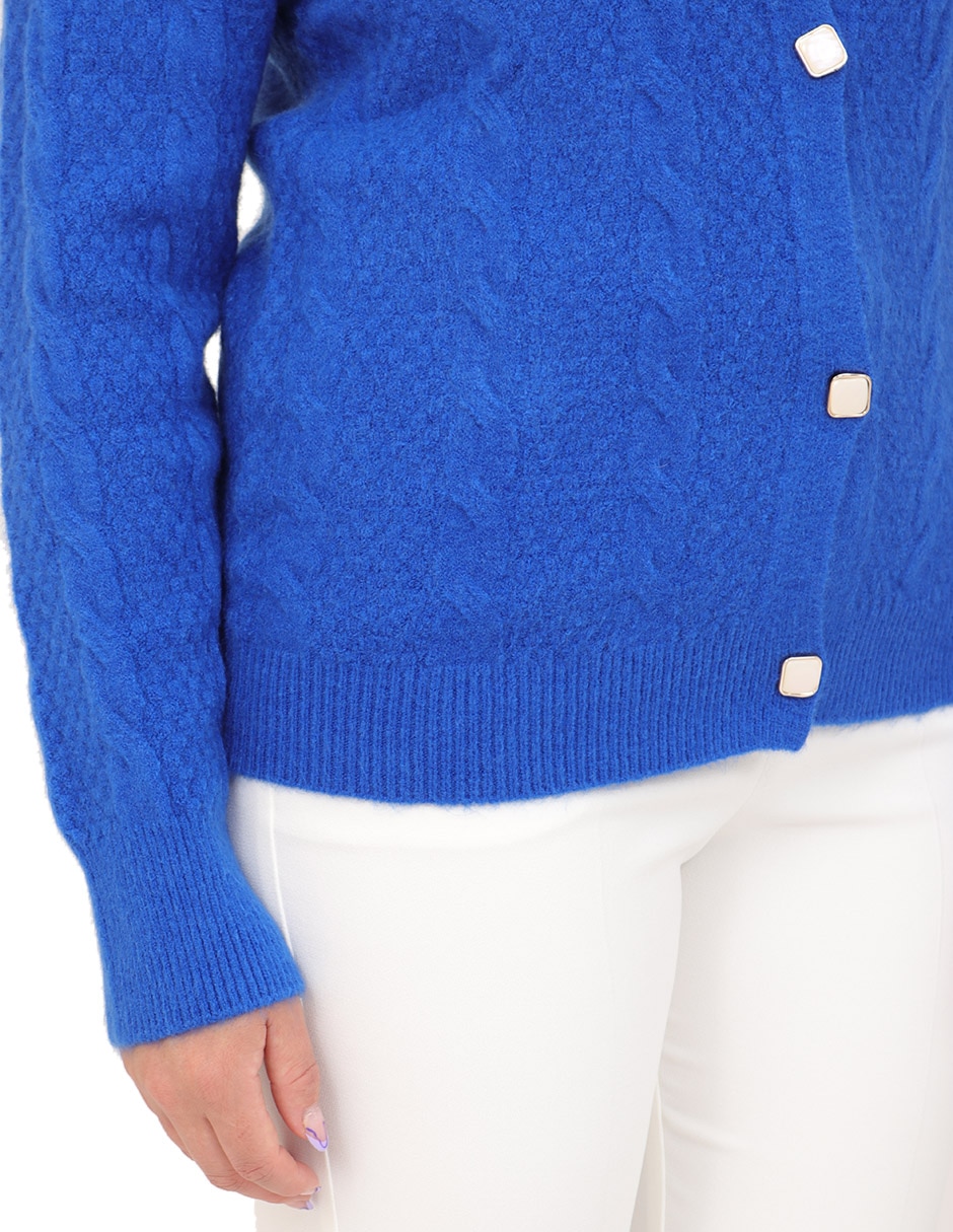 Suéter cuello redondo para mujer 5