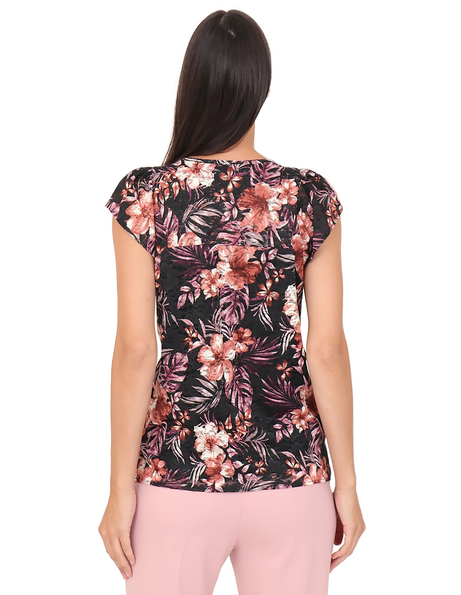 Blusa manga corta para mujer 6