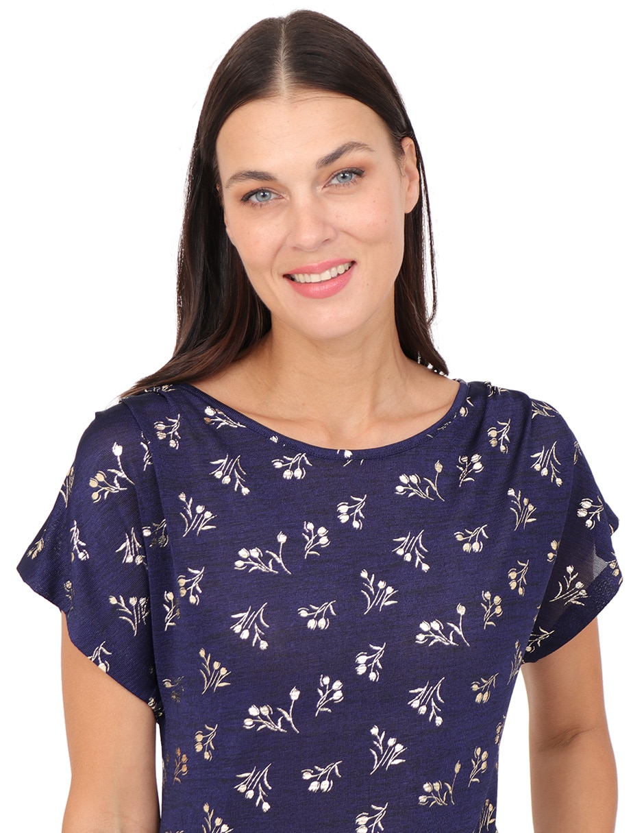Blusa manga corta para mujer 5