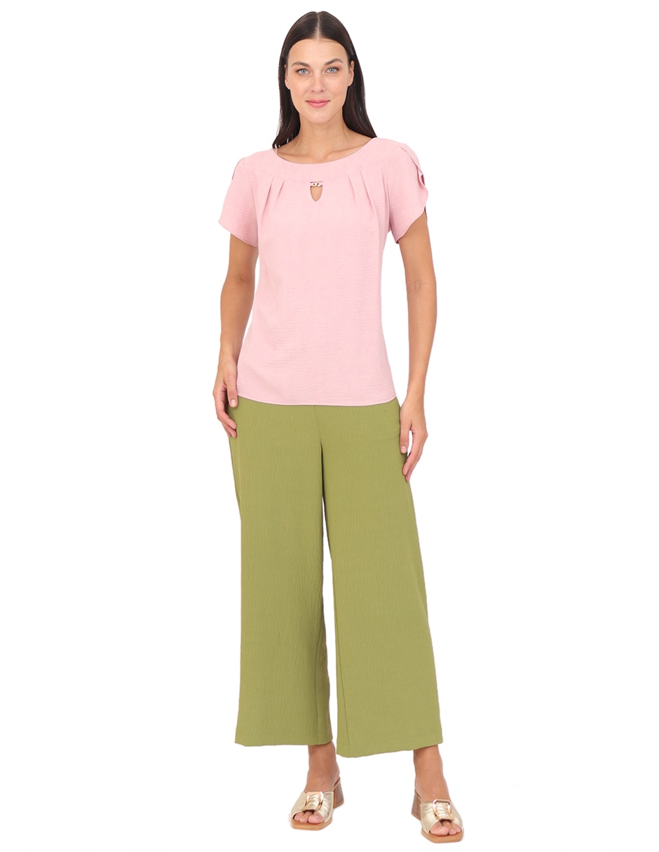 Blusa manga corta para mujer 2