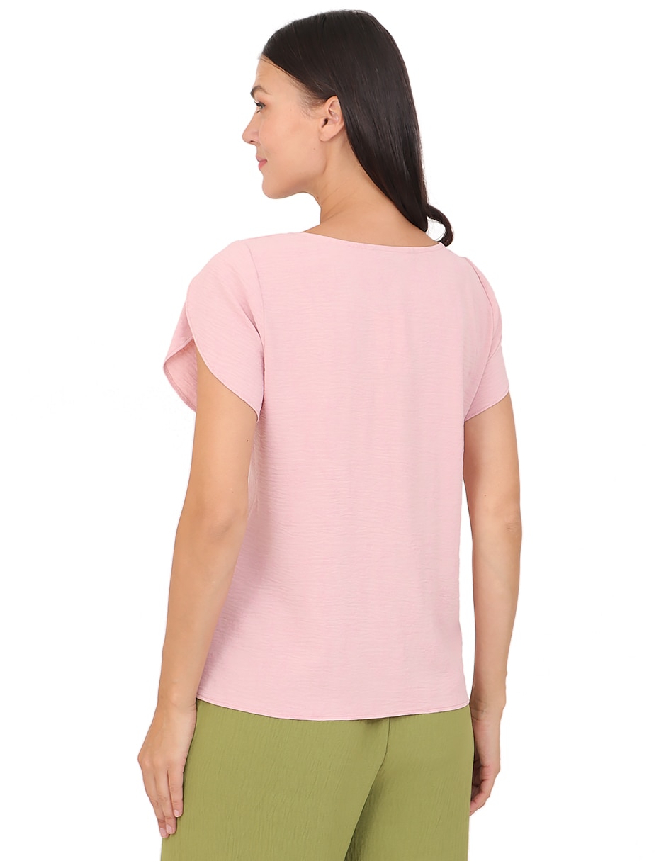 Blusa manga corta para mujer 6