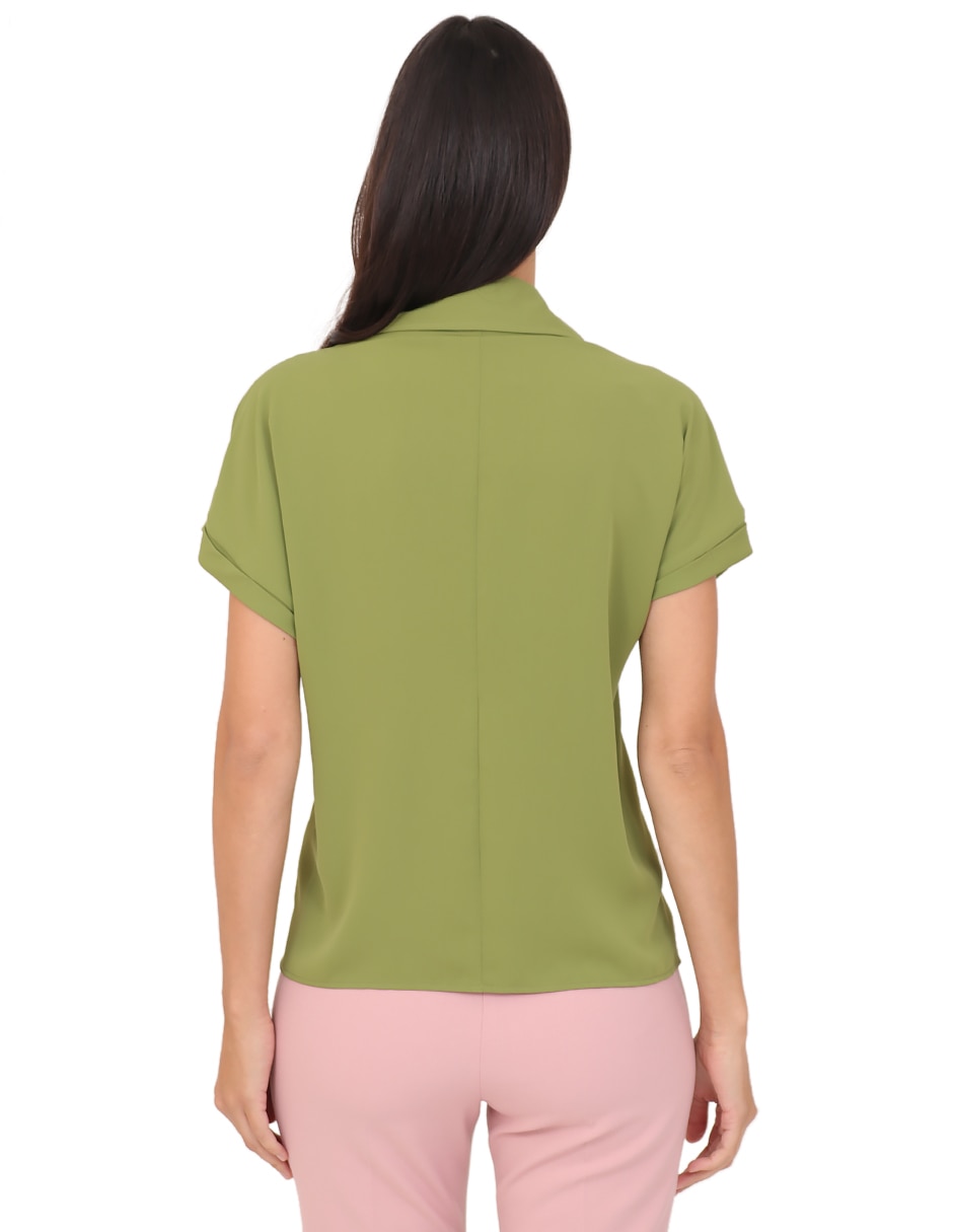 Blusa manga corta para mujer 6