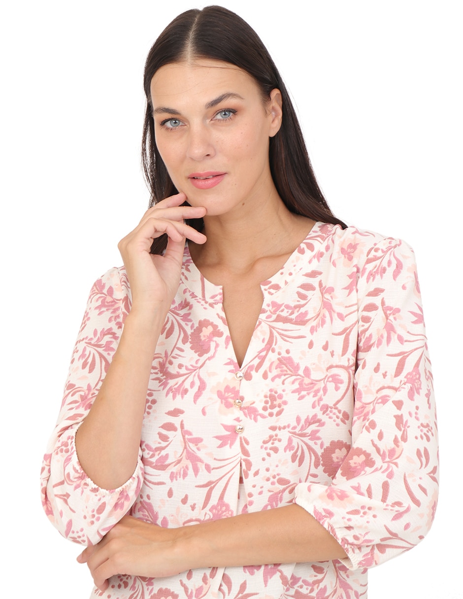 Blusa manga 3/4 para mujer 5
