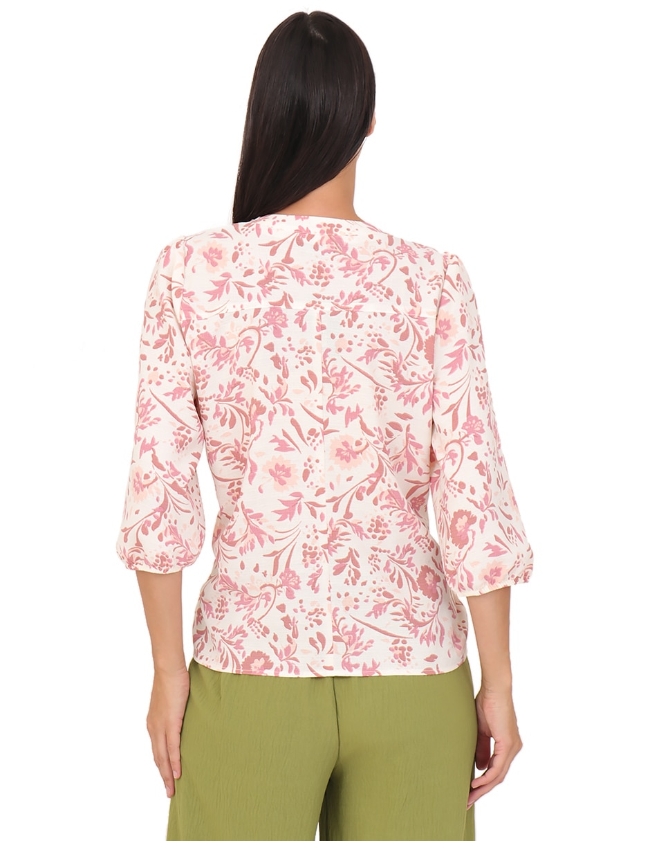 Blusa manga 3/4 para mujer 6