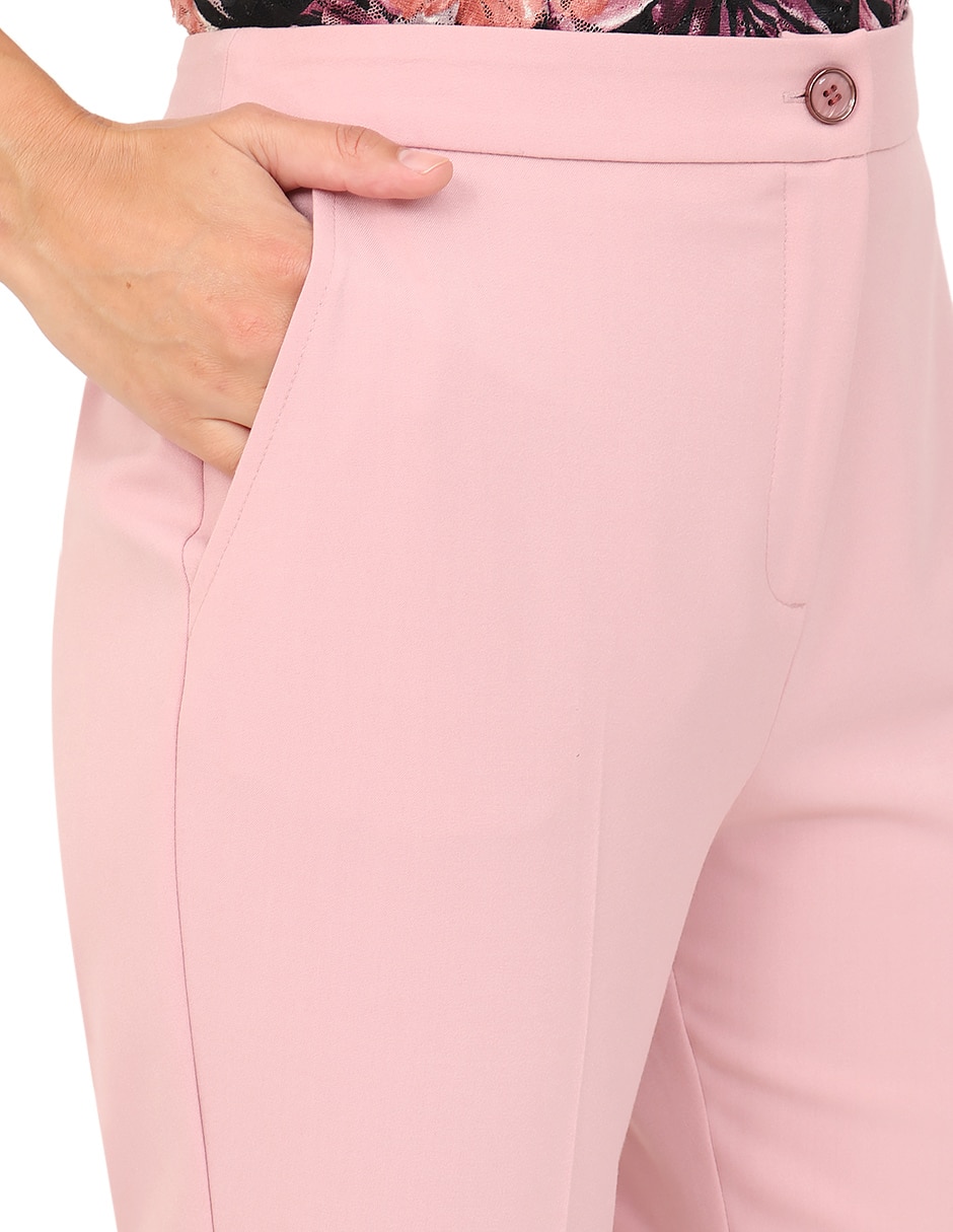 Pantalón de vestir slim para mujer 4