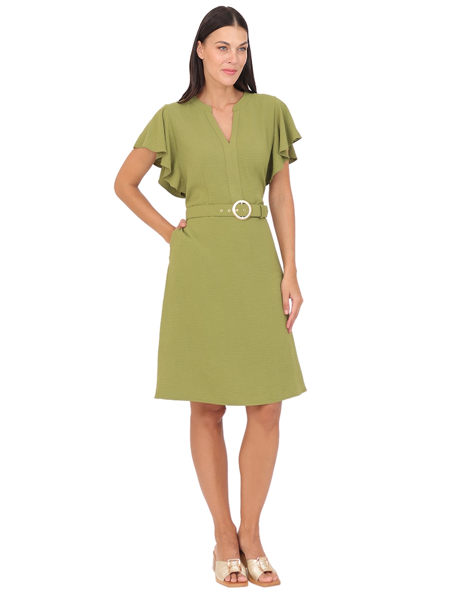 Vestido arriba de la rodilla casual para mujer 6