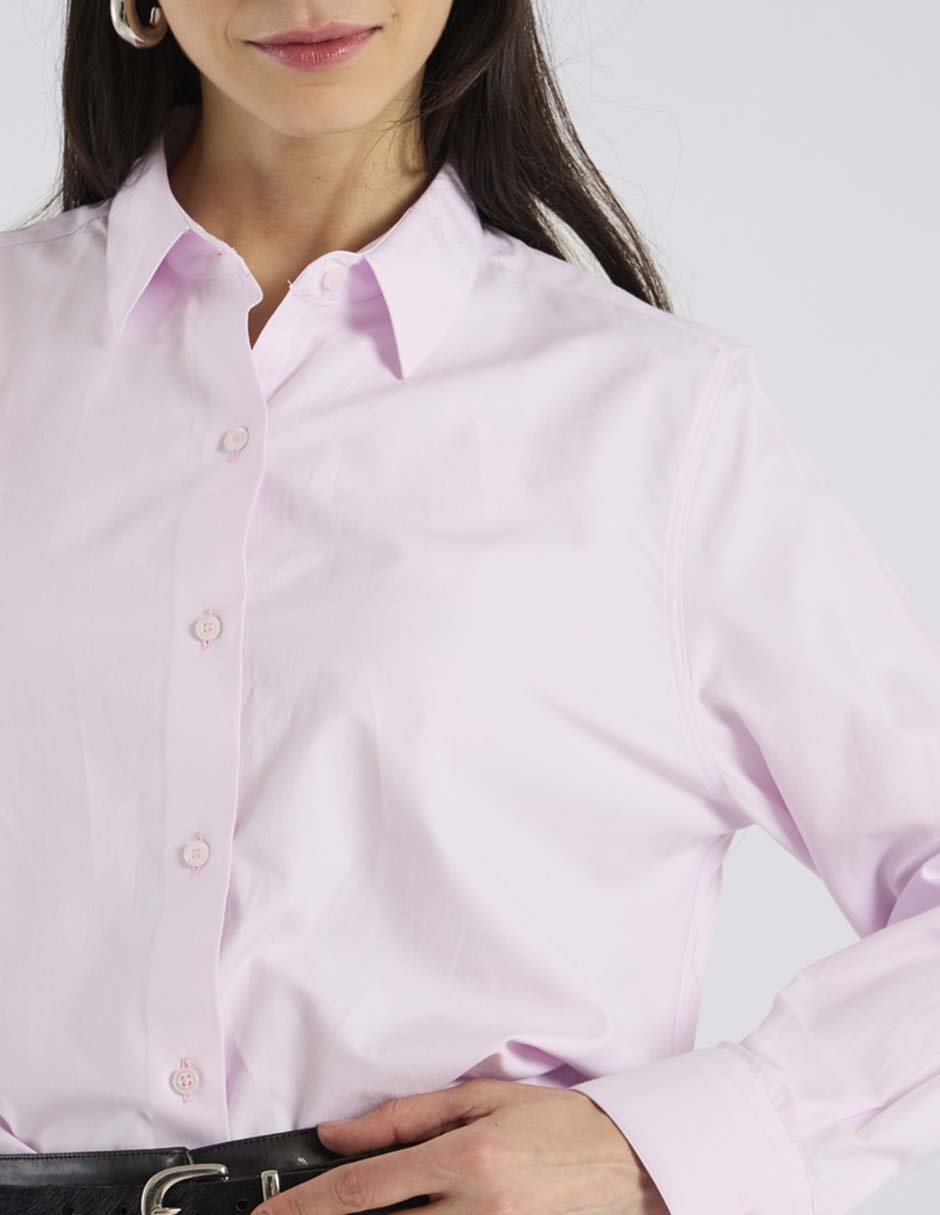 Blusa camisera manga larga para mujer 4