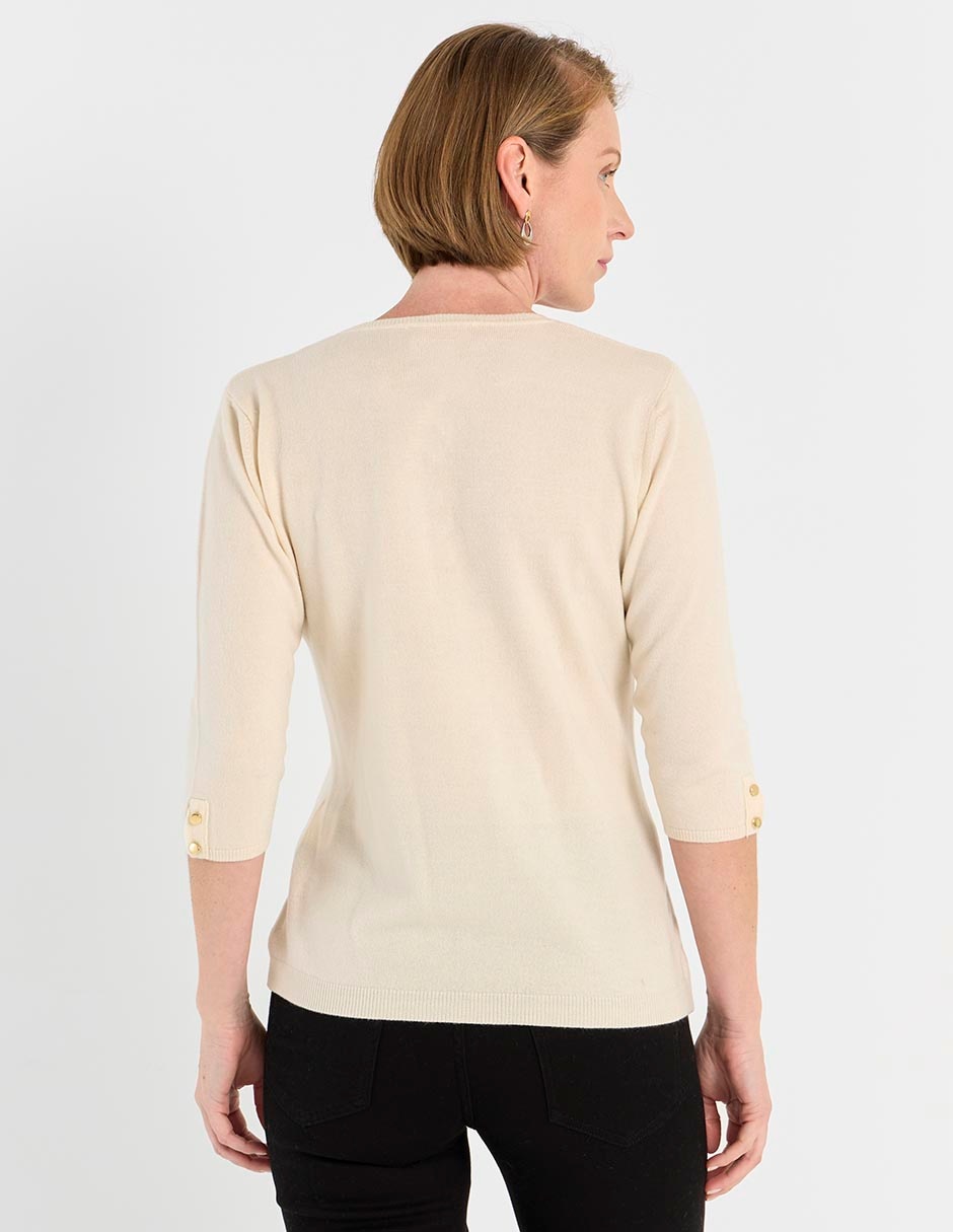 Blusa manga 3/4 para mujer 2