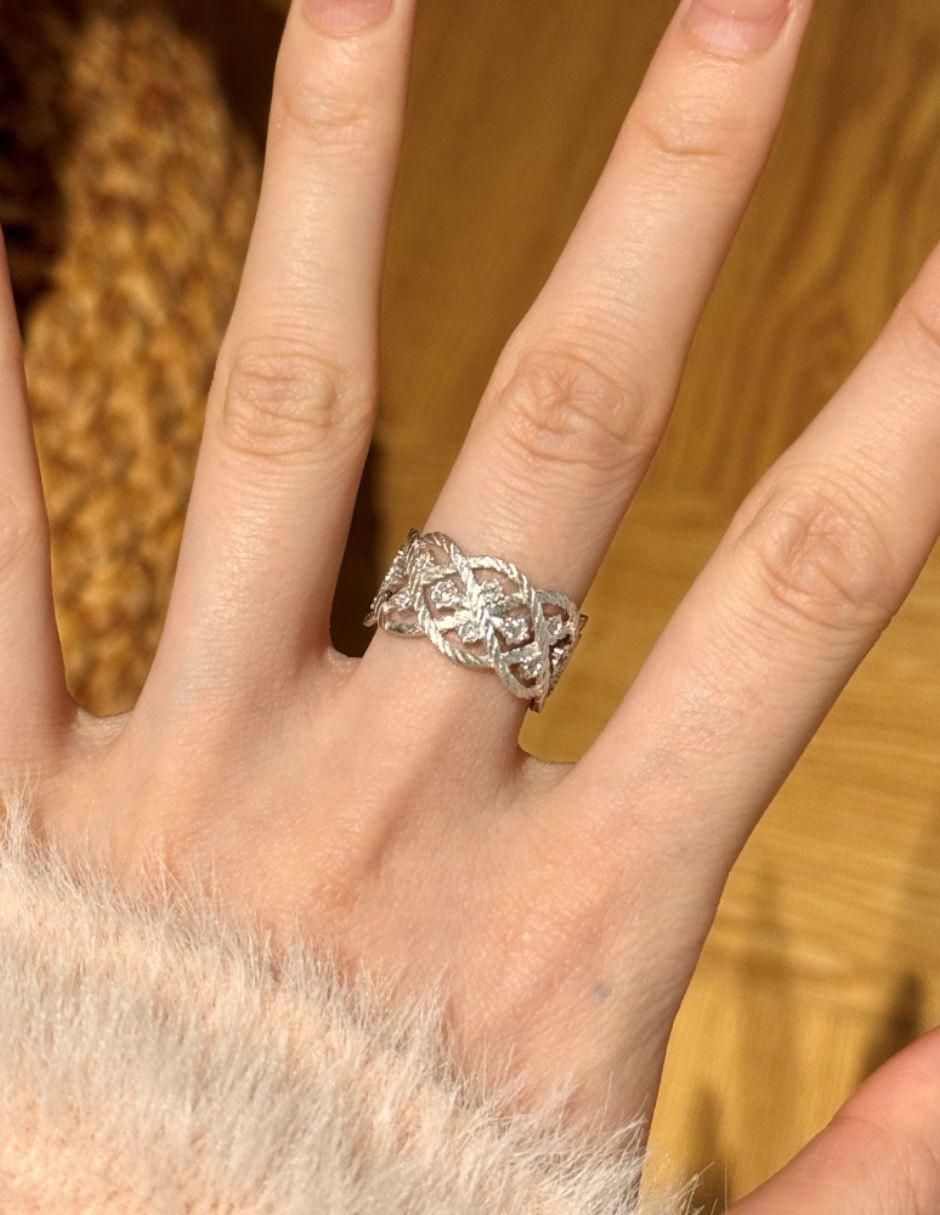 Anillo Trama P 925 de plata zirconia 5