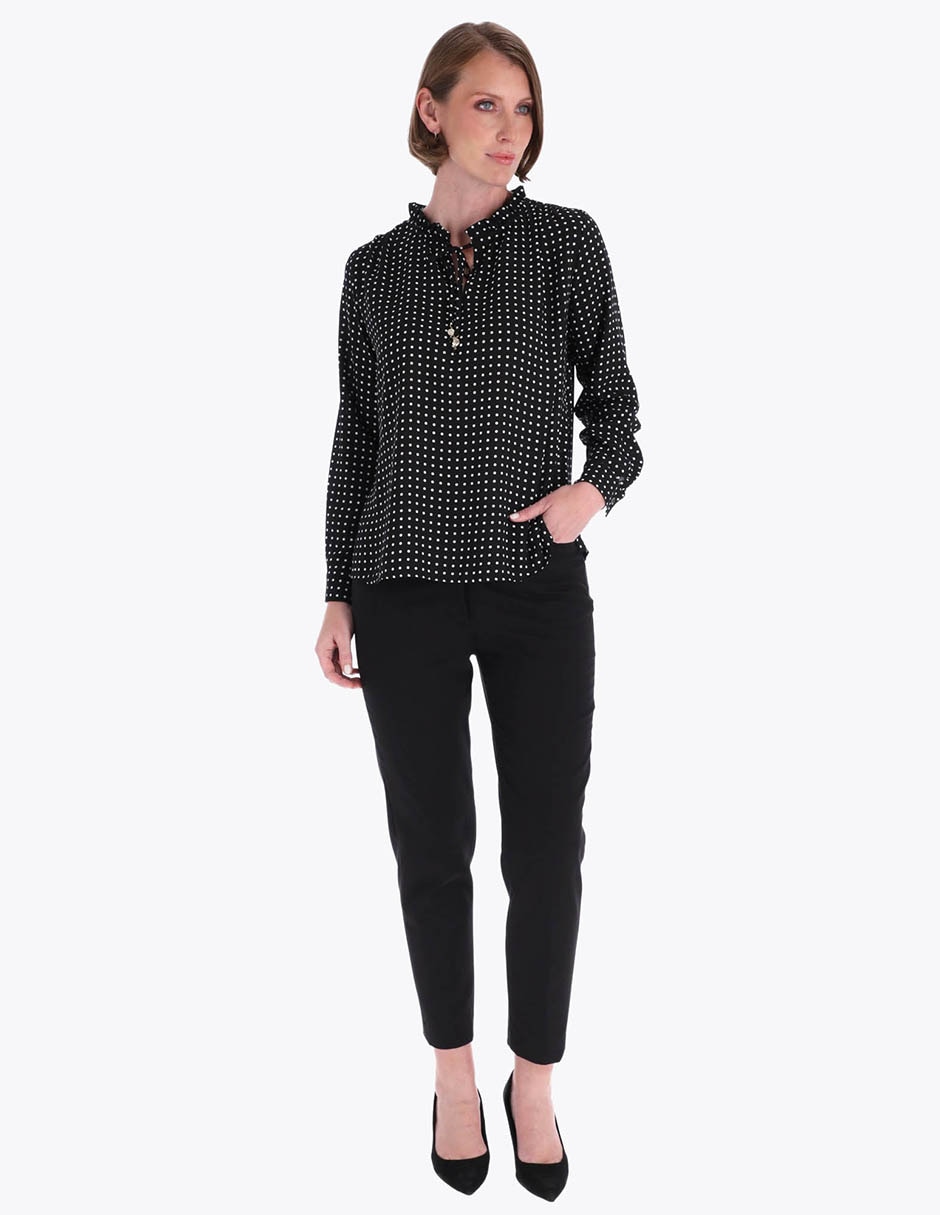Blusa manga larga para mujer 3