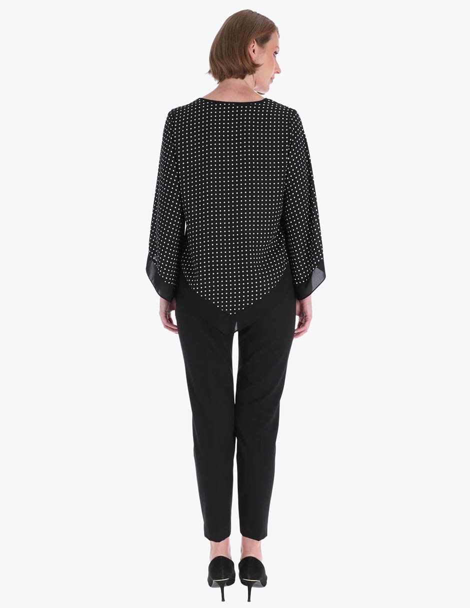 Blusa túnica manga 3/4 para mujer 2