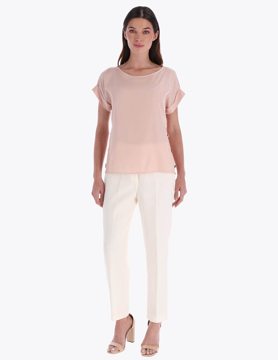 Blusa manga corta para mujer 3