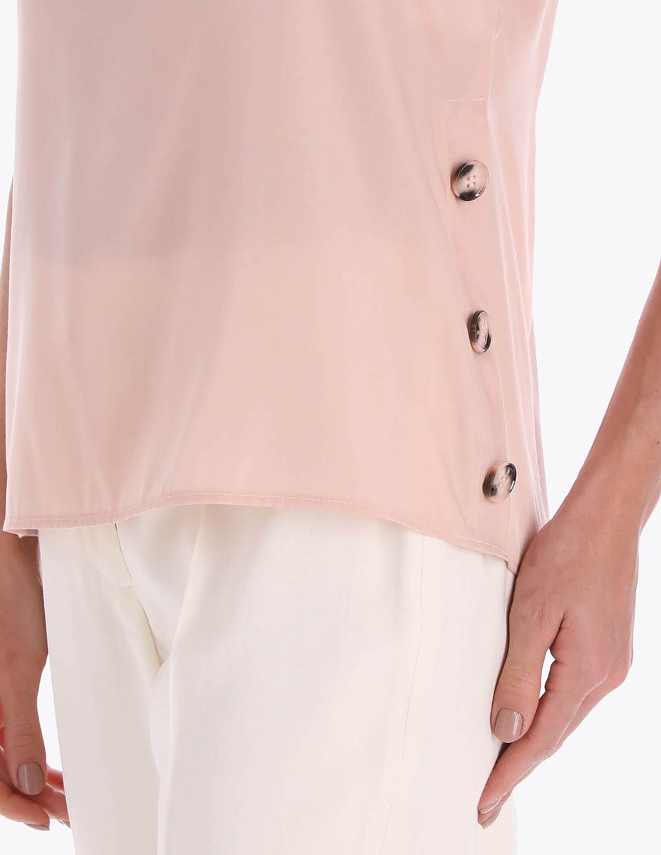 Blusa manga corta para mujer 4
