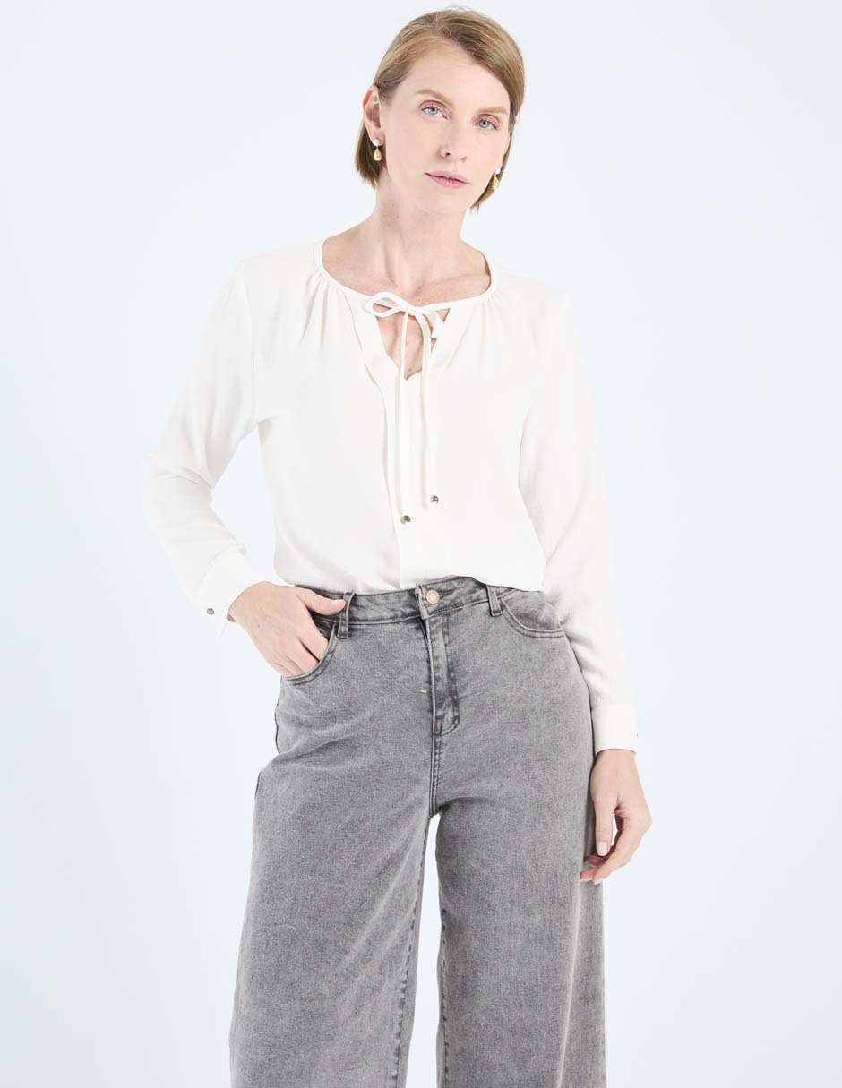 Blusa túnica manga larga para mujer Blusa túnica manga larga para mujer