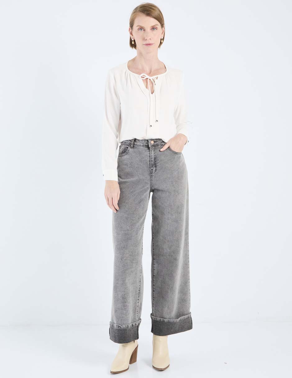 Blusa túnica manga larga para mujer 3