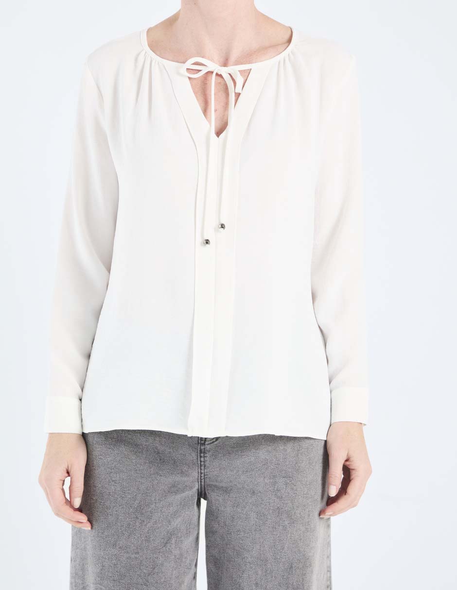 Blusa túnica manga larga para mujer 5