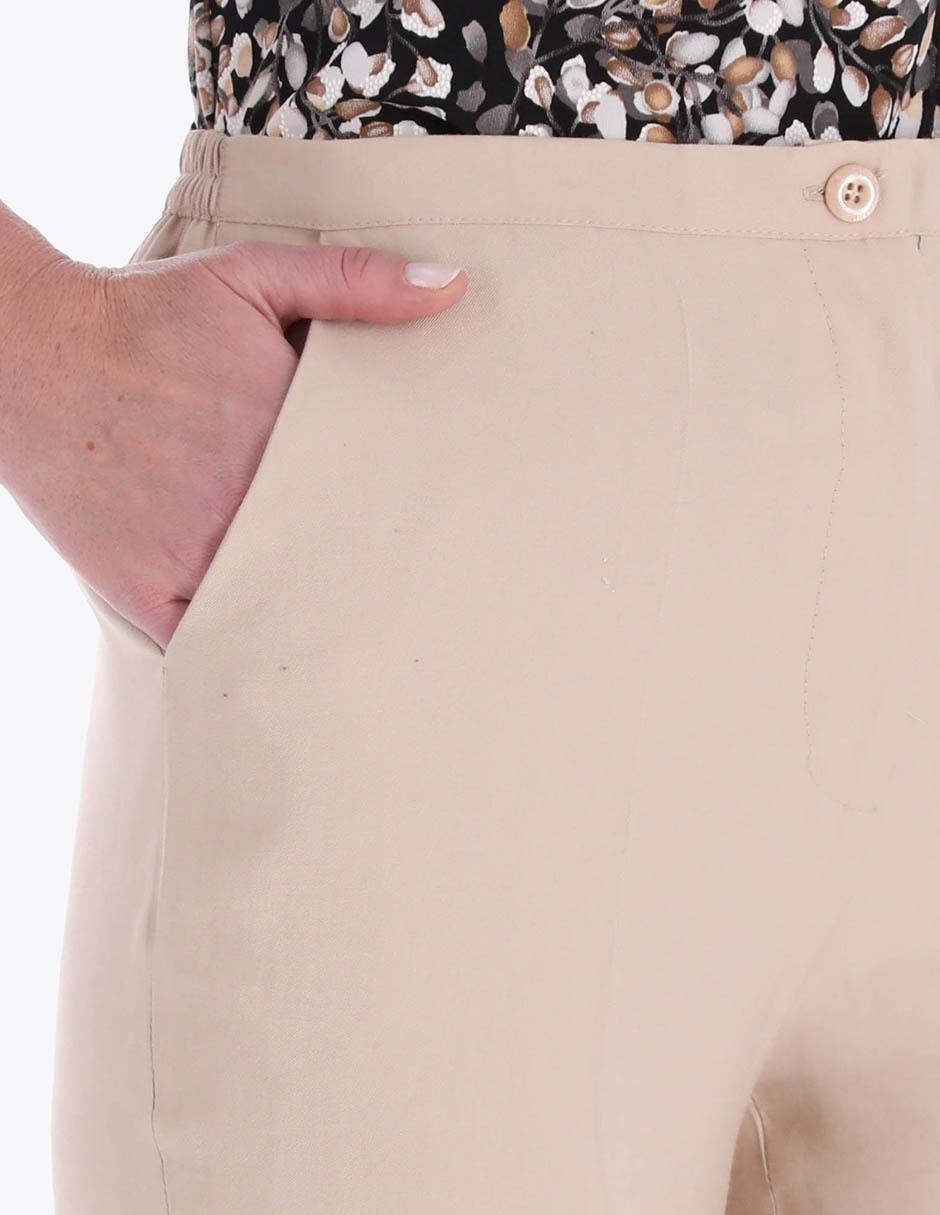 Pantalón de vestir slim para mujer 4