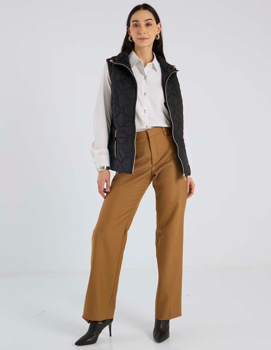 Blusa camisera manga larga para mujer 3
