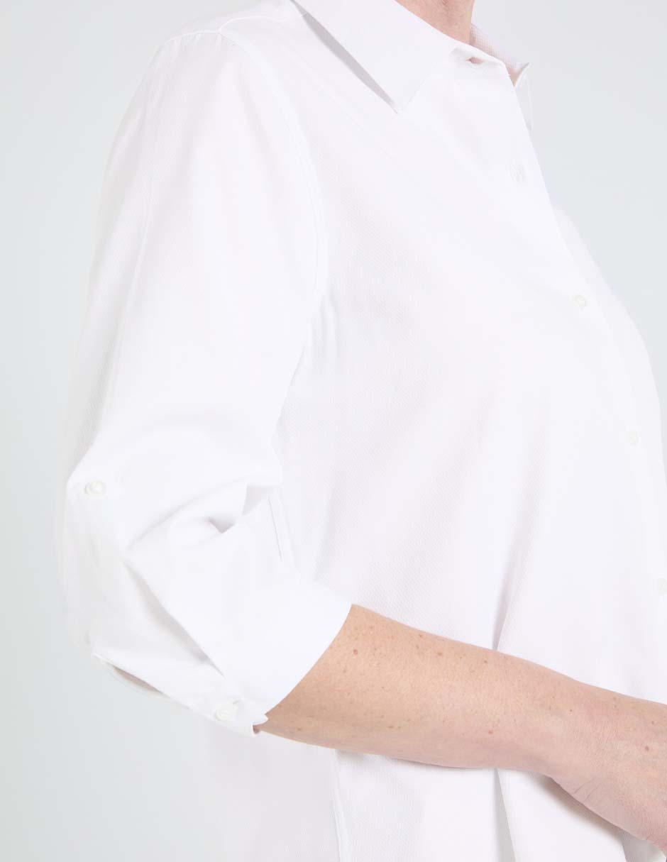 Blusa camisera manga 3/4 para mujer 4