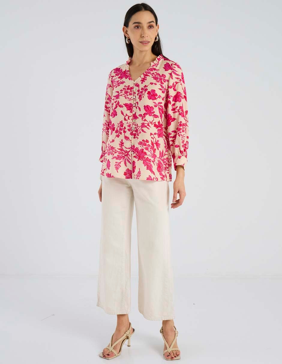 Blusa manga larga para mujer 3
