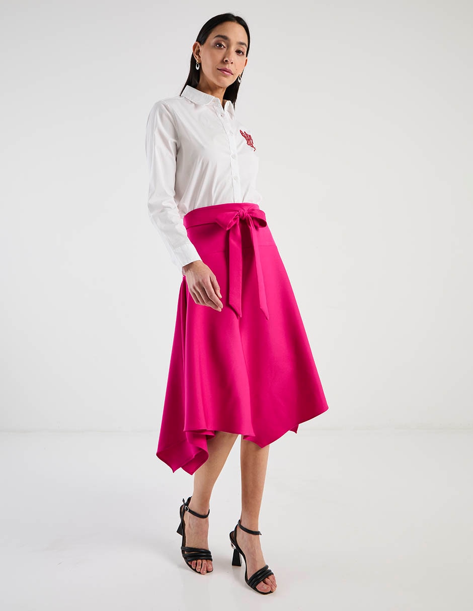 Falda a la rodilla a la cintura