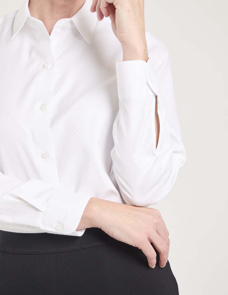 Blusa camisera manga larga para mujer 4