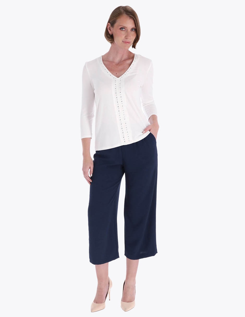 Blusa manga 3/4 para mujer 3