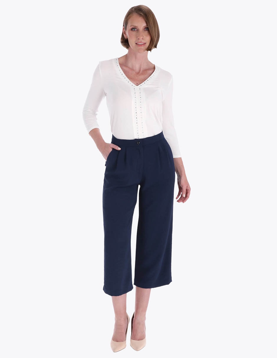 Pantalón amplio para mujer 3