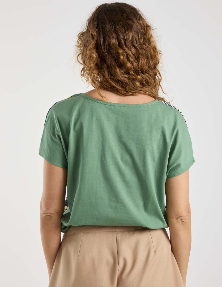 Blusa manga corta para mujer 6