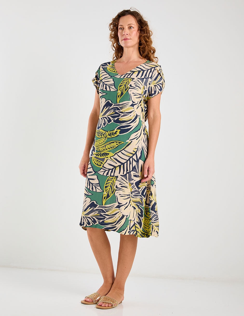 Vestido 3/4 casual para mujer 2