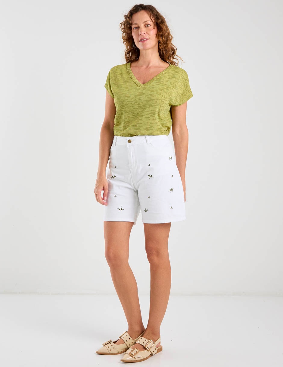Blusa manga corta para mujer 3