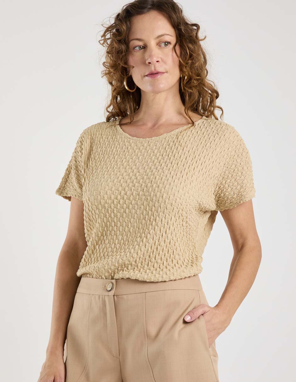 Blusa manga corta para mujer 2