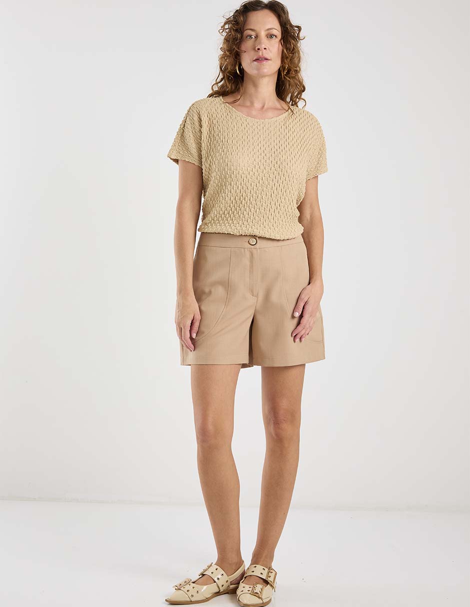 Blusa manga corta para mujer 3
