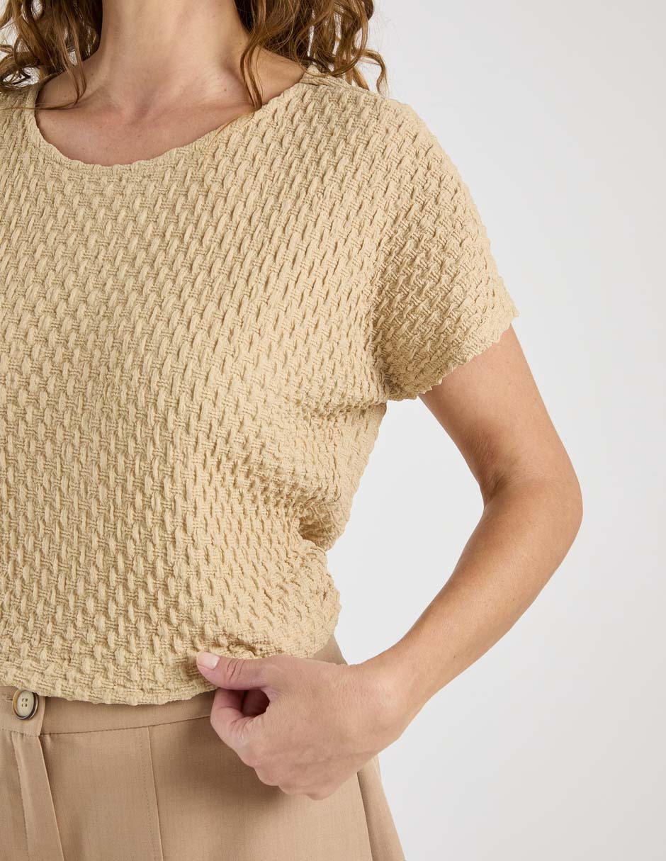 Blusa manga corta para mujer 5
