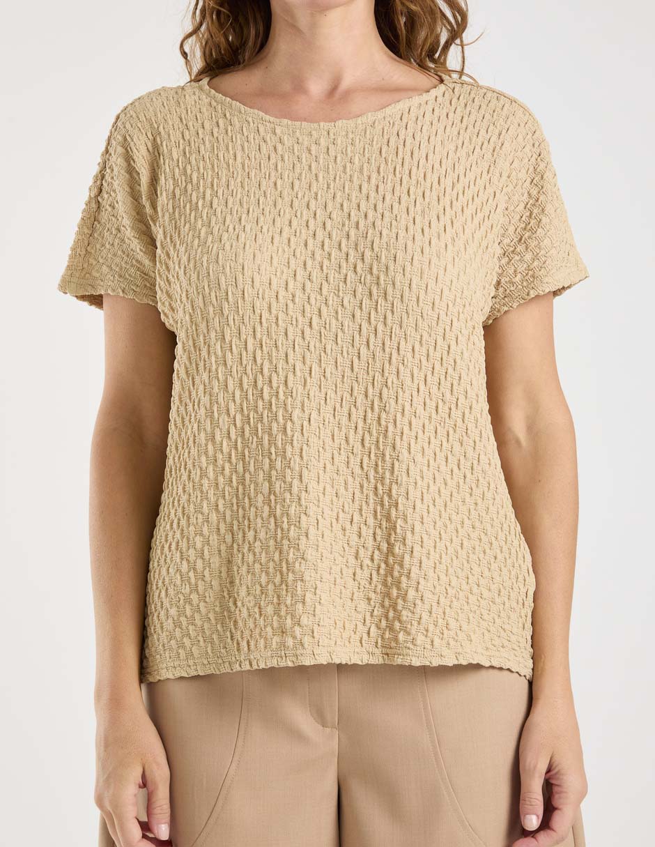 Blusa manga corta para mujer 7