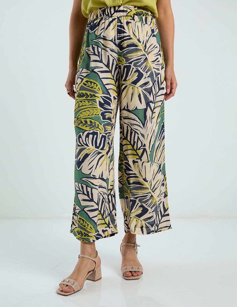 Pantalón relaxed amplio para mujer