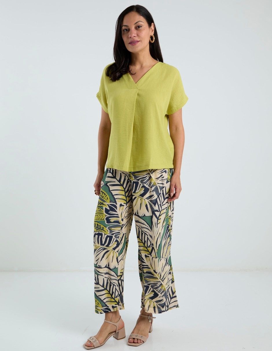 Pantalón relaxed amplio para mujer 3