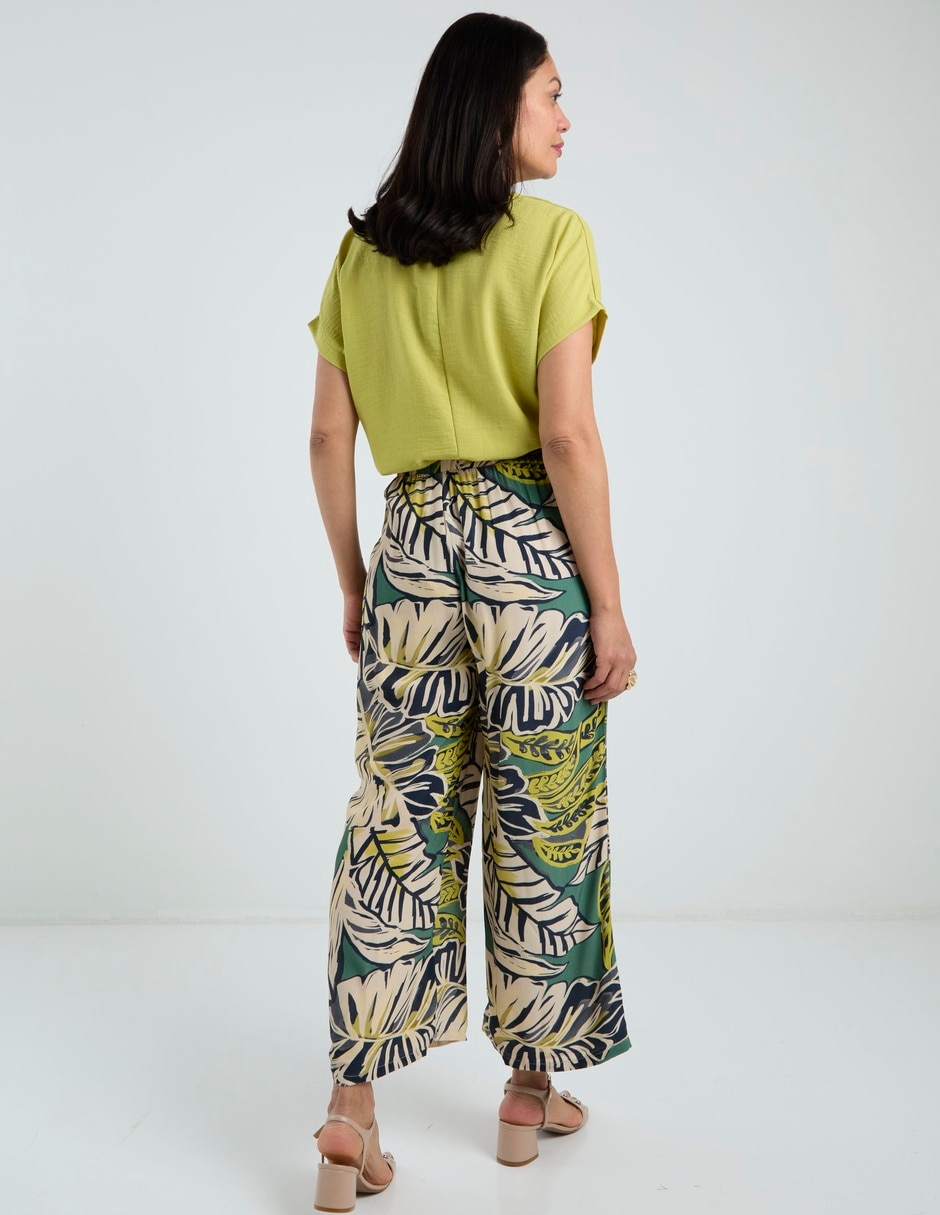 Pantalón relaxed amplio para mujer 6