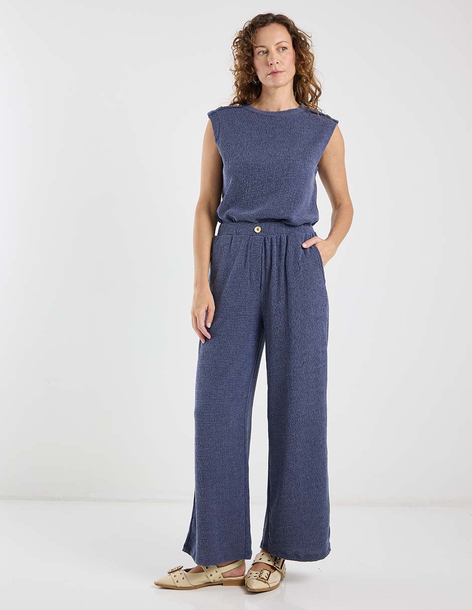 Pantalón relaxed amplio para mujer 7
