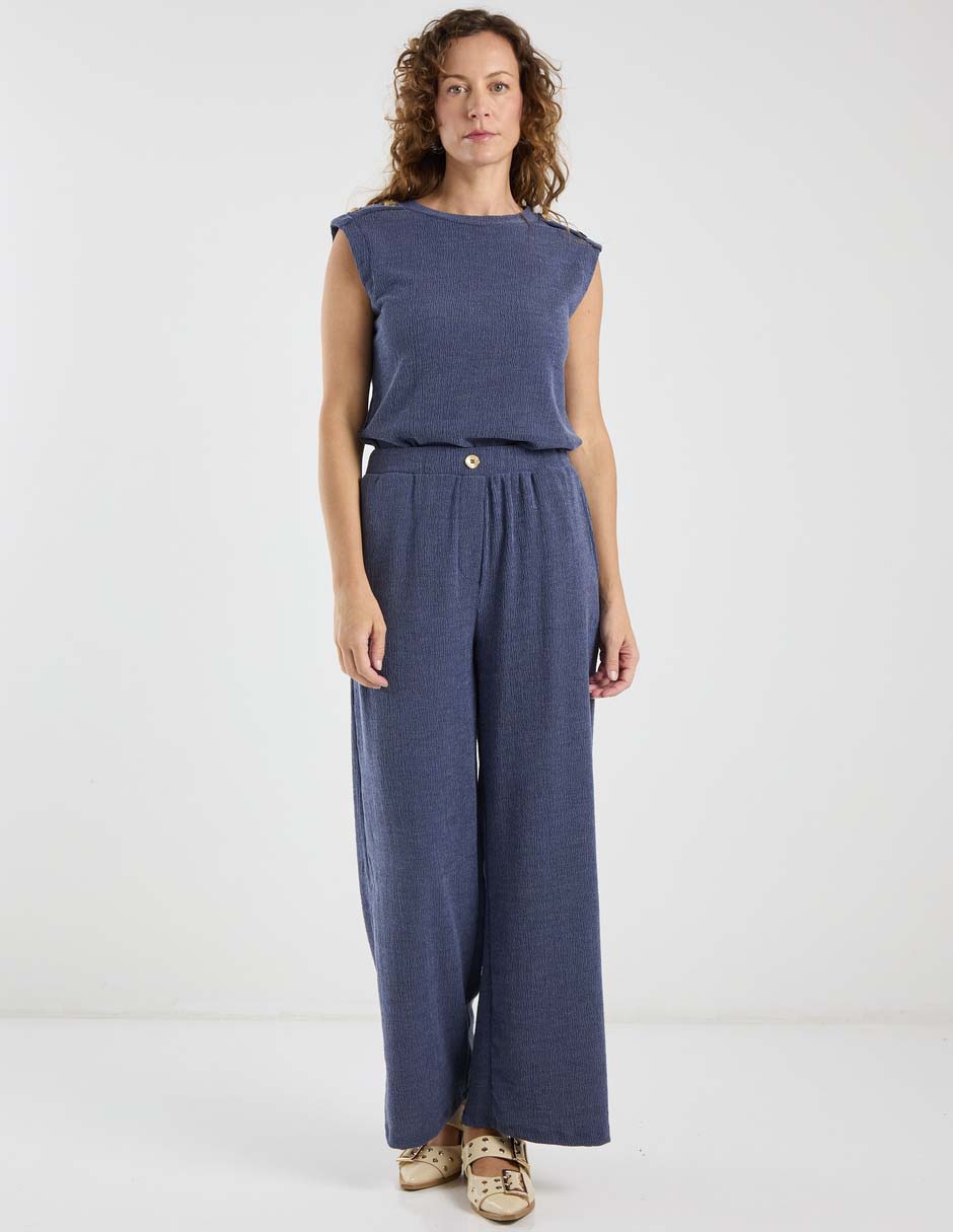 Pantalón relaxed amplio para mujer 8