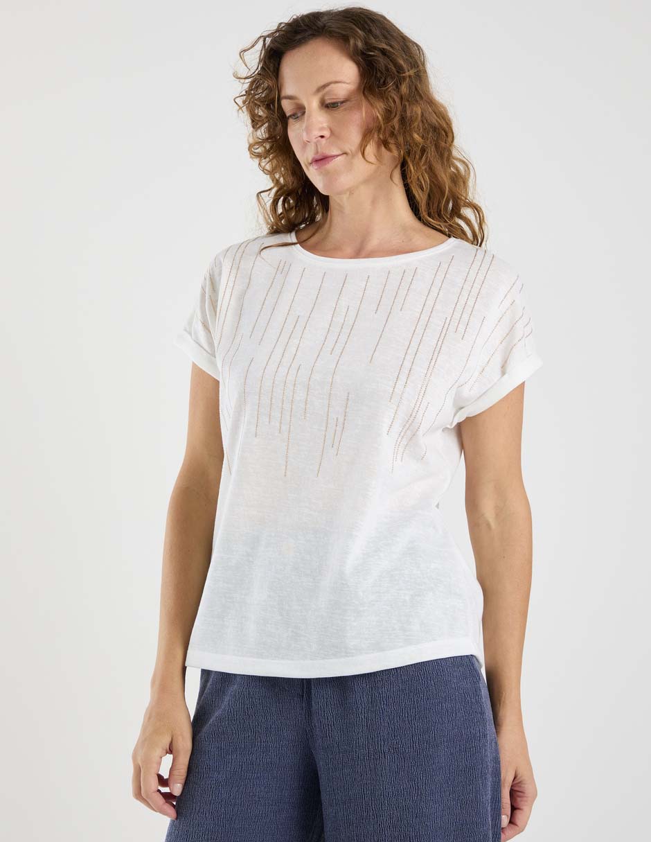 Blusa manga corta para mujer 2