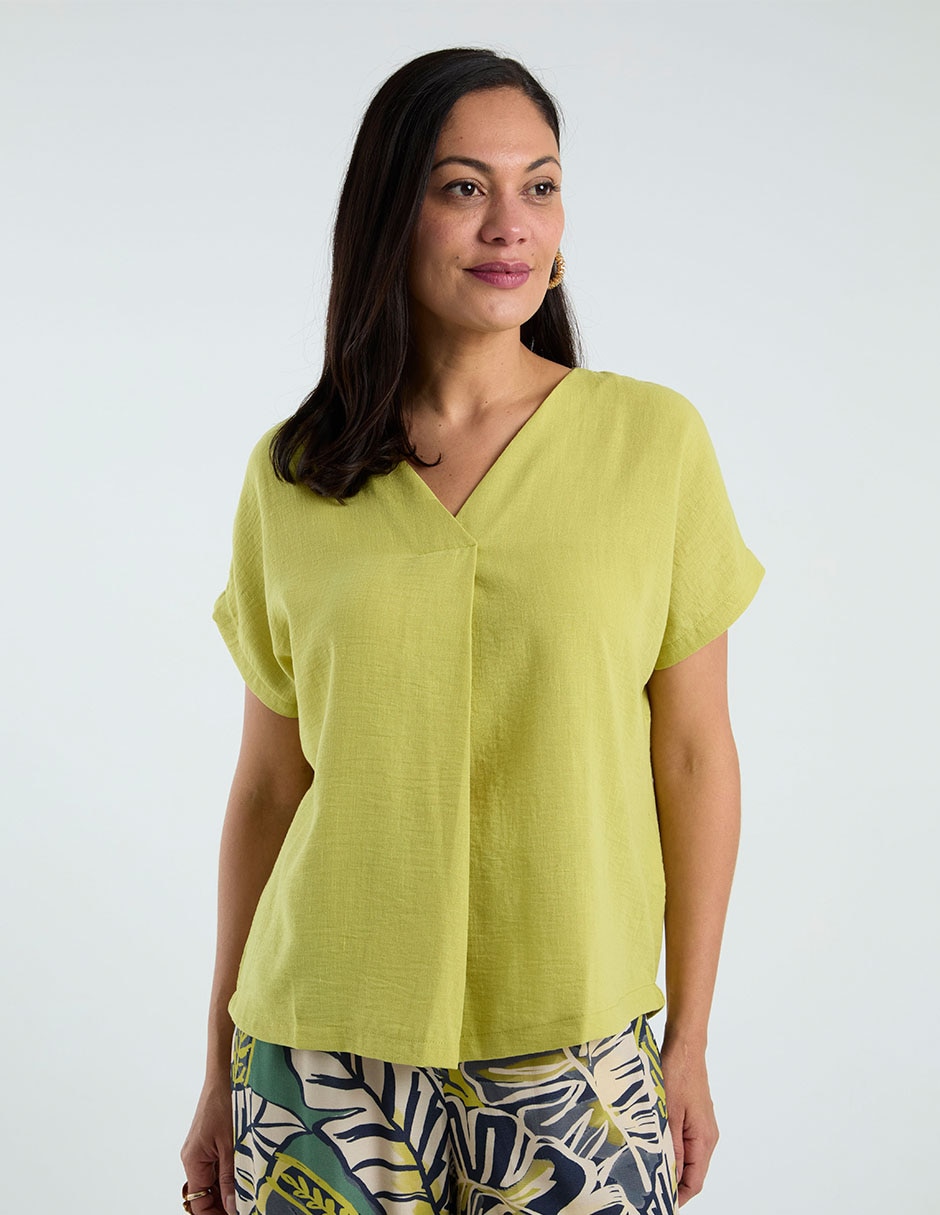 Blusa manga corta para mujer 2