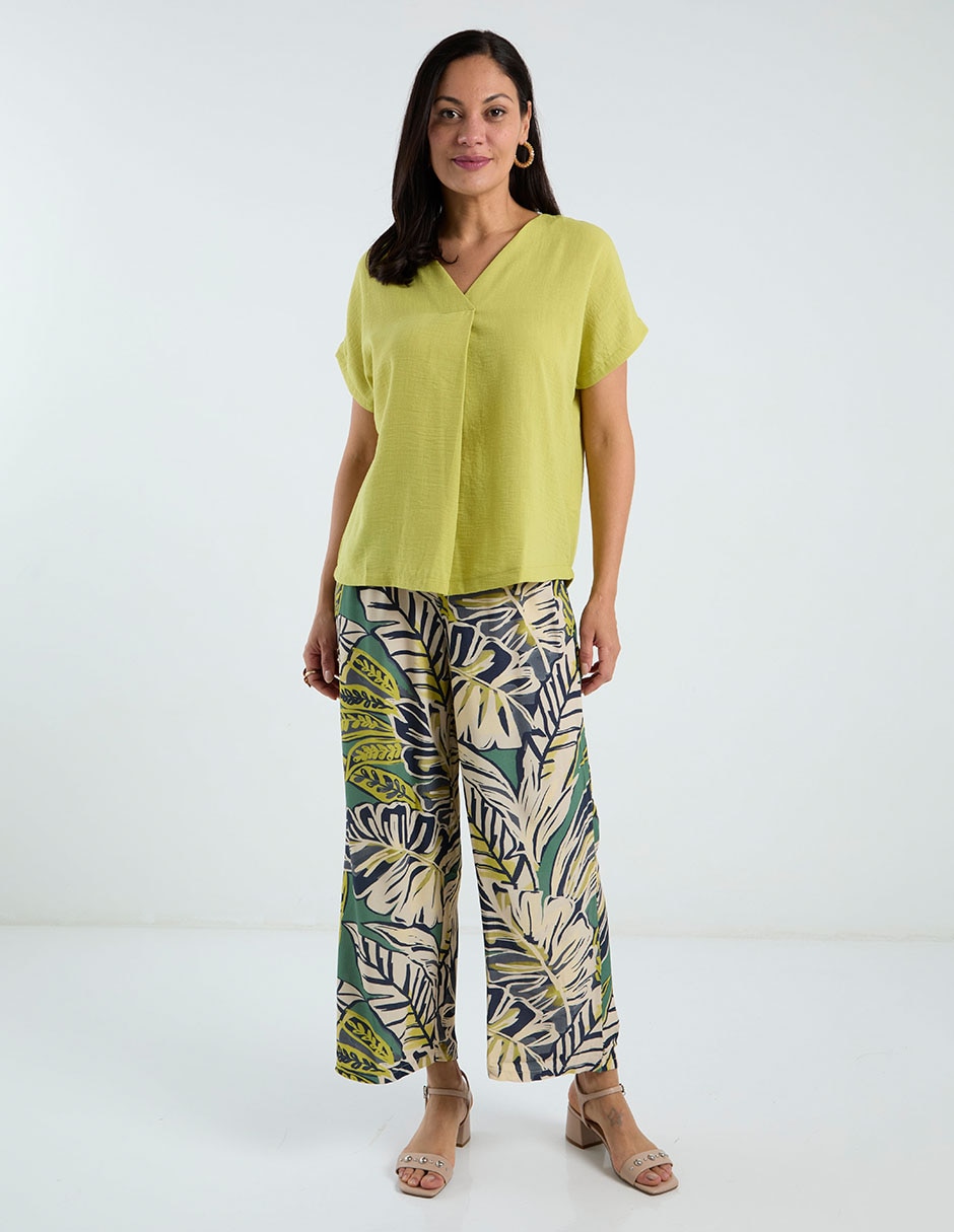 Blusa manga corta para mujer 3