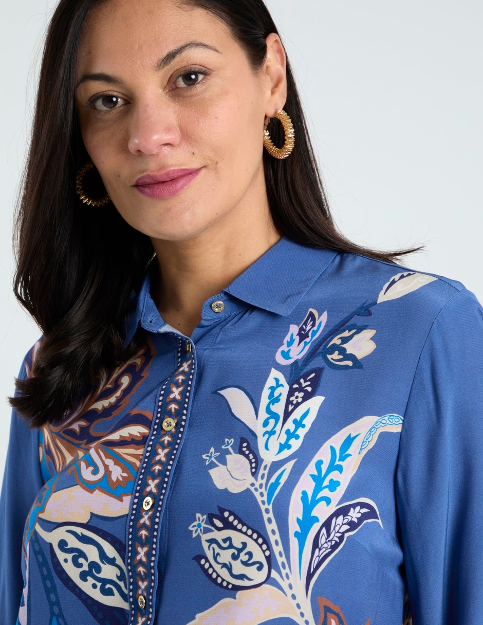 Blusa manga larga para mujer 4