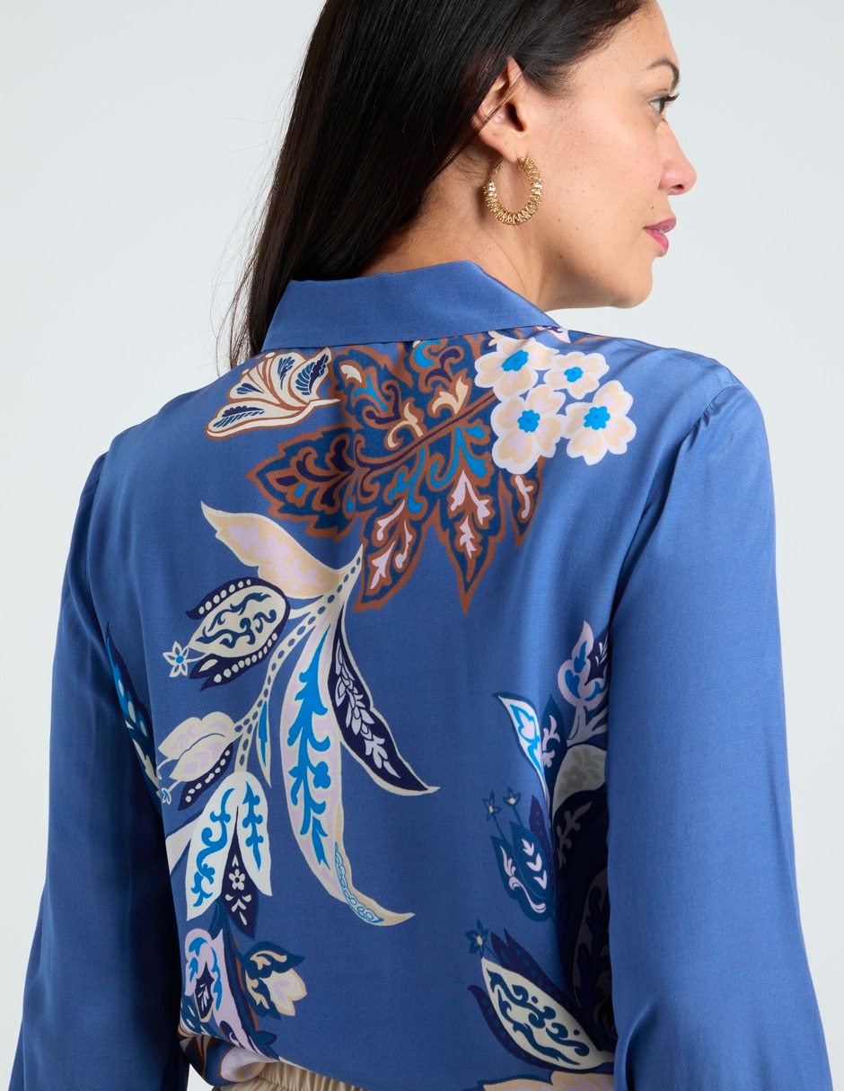 Blusa manga larga para mujer 5